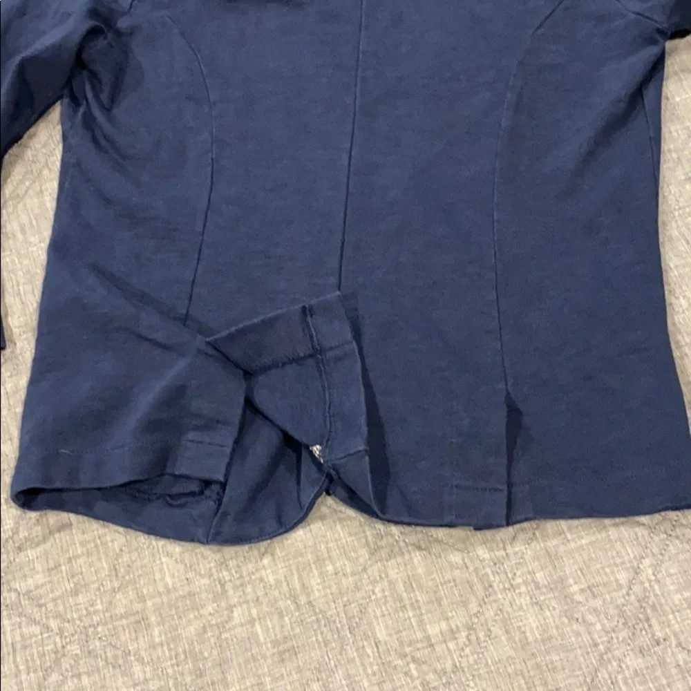 Lucky Brand Navy Casual Blazer EUC